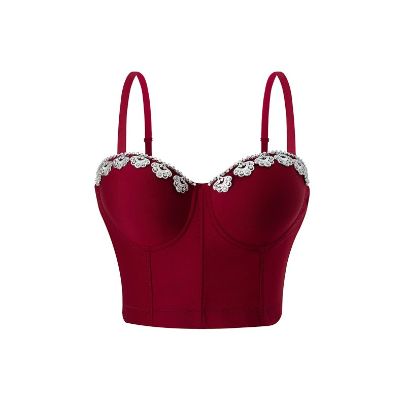 Tight fishbone corset top