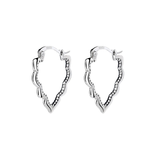 Sterling Silver Casablanca Hoops