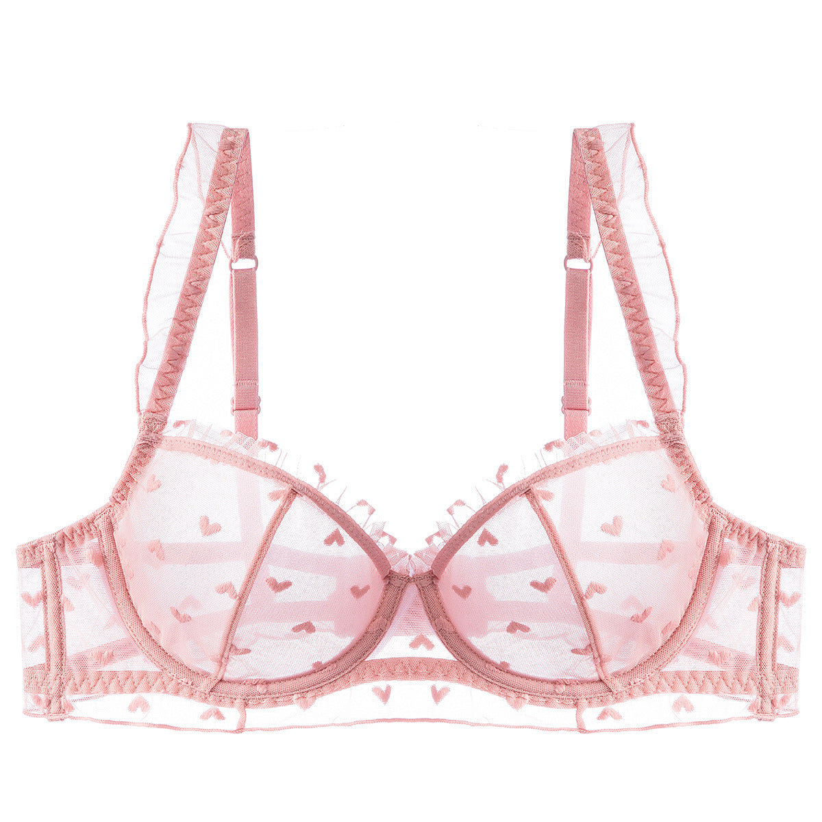 French Style Lace Minimizer Bra with Side Support For Large Chests, Upper East Side, BYMANYC New York.