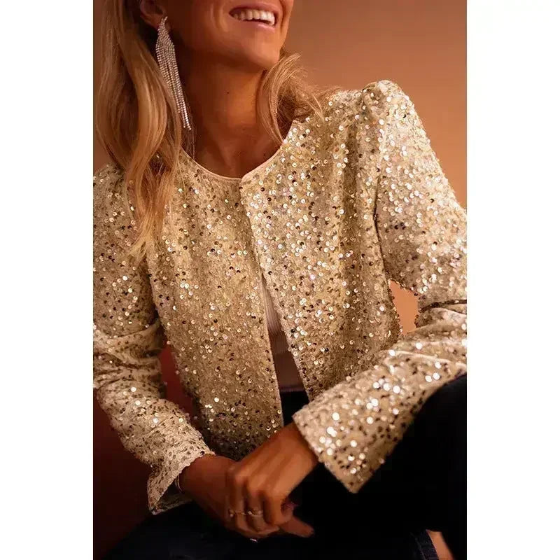 Sequin Jacket - Sparkling Party Outerwear