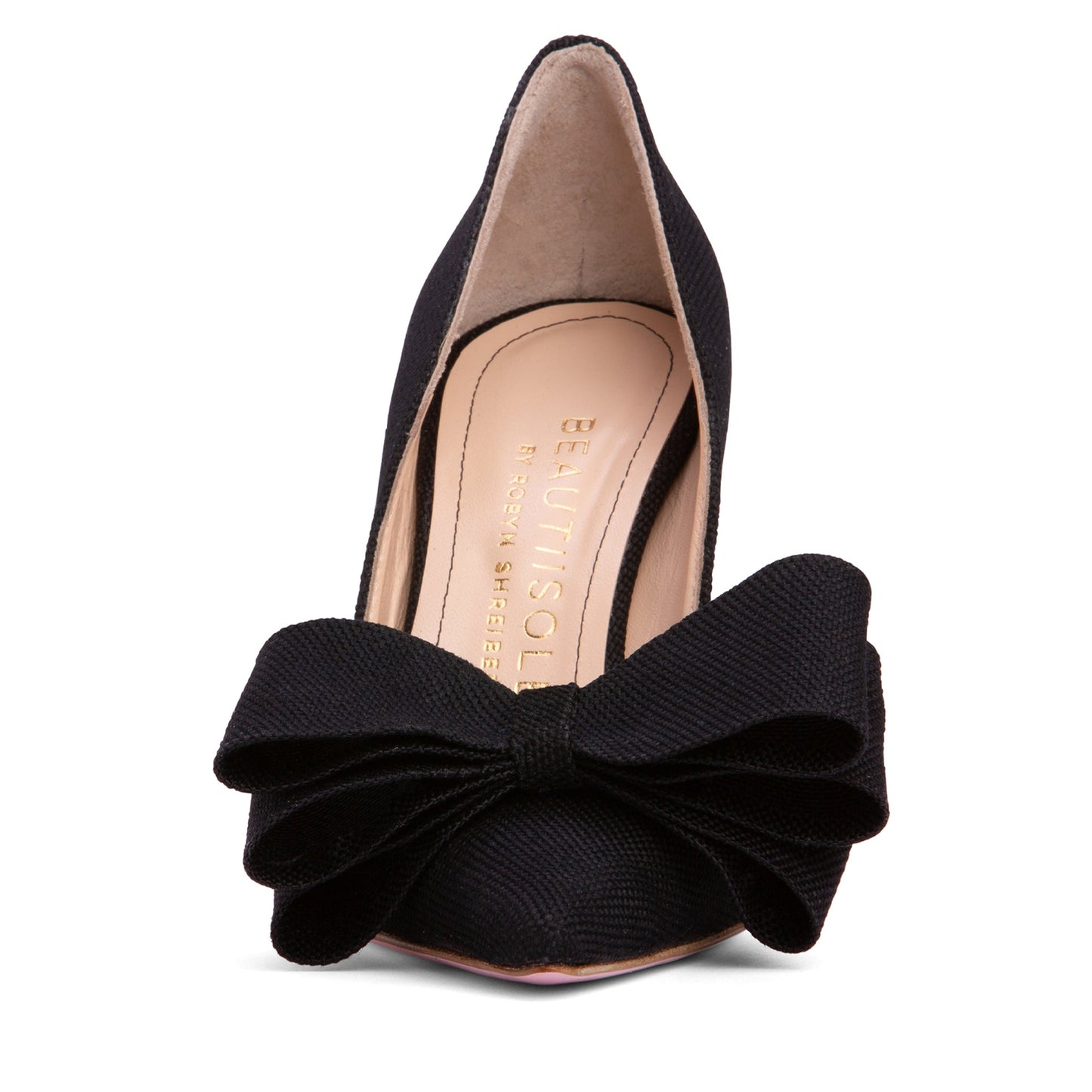 Oxsana Leather & Linen Pump