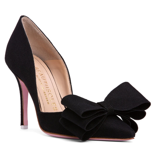 Oxsana Leather & Linen Pump