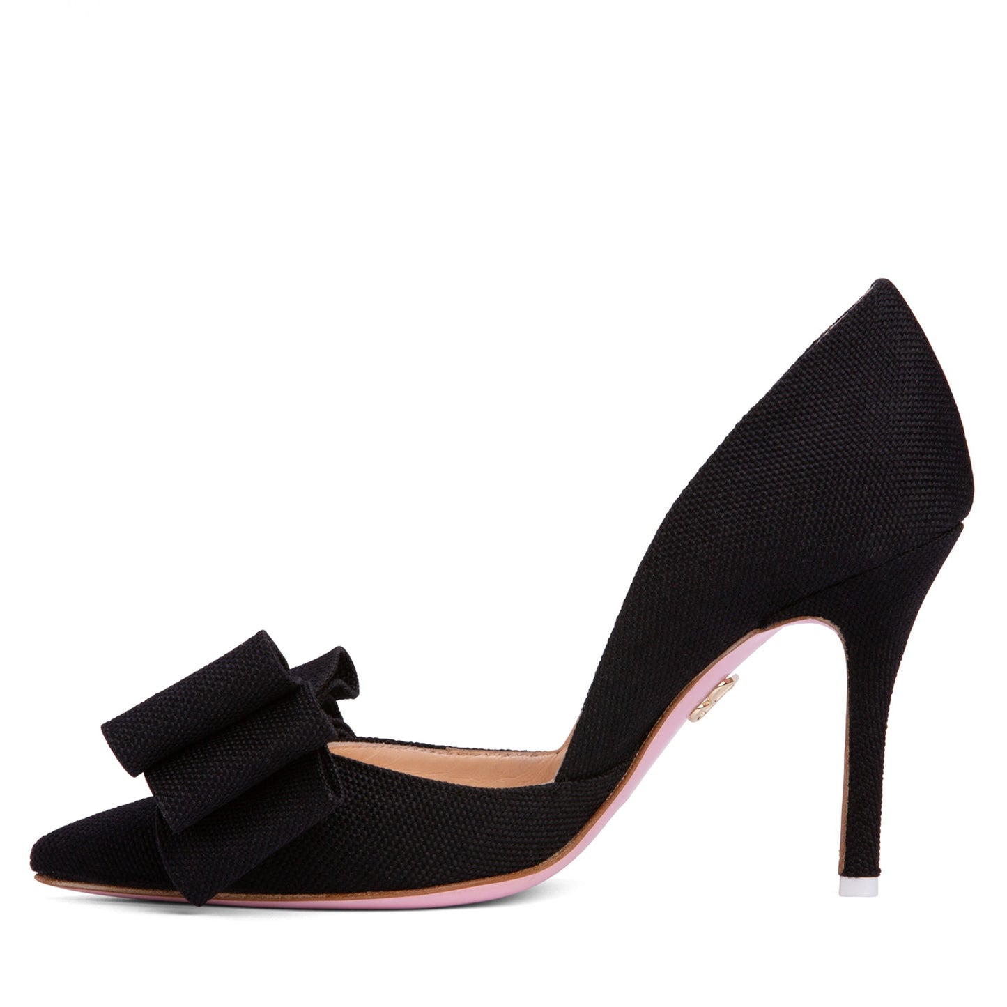 Oxsana Leather & Linen Pump