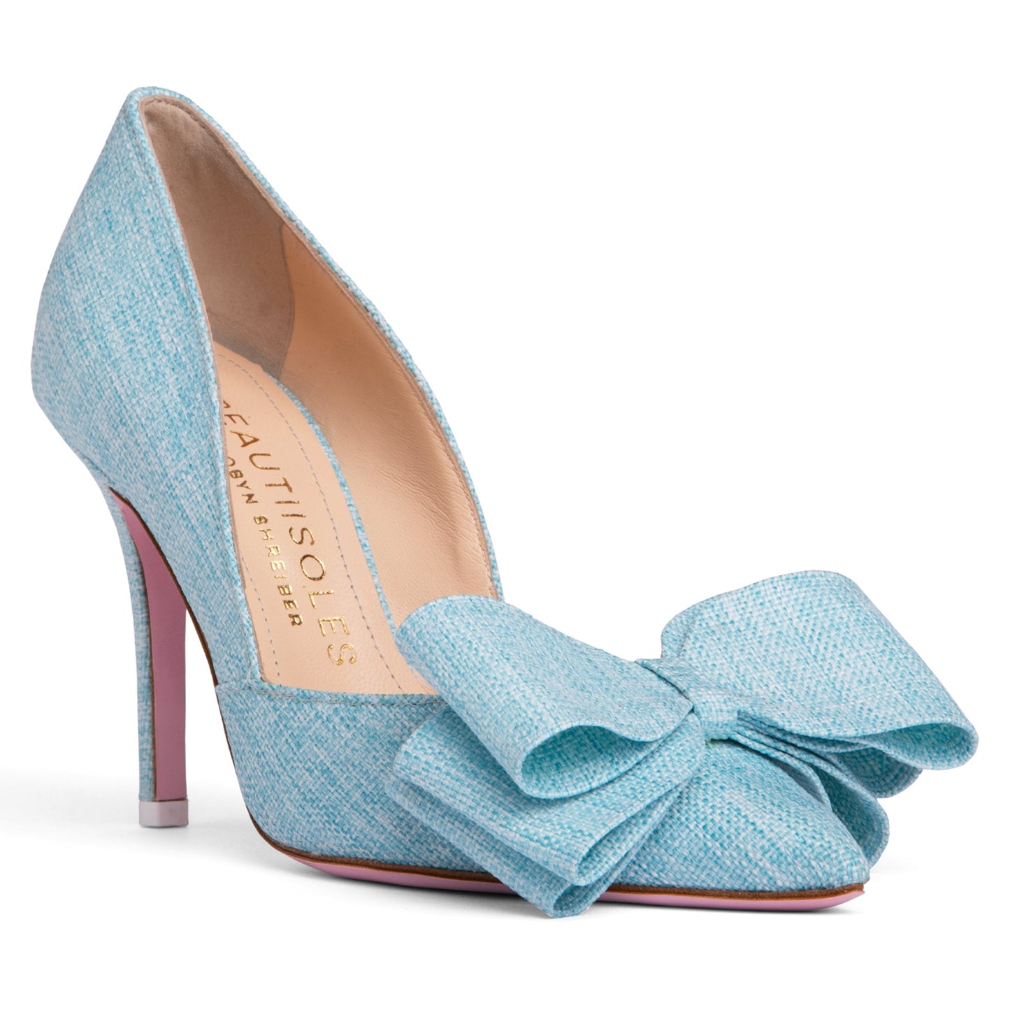 Oxsana Leather & Linen Pump