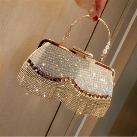 Women's Diamond Clutch, Handbag