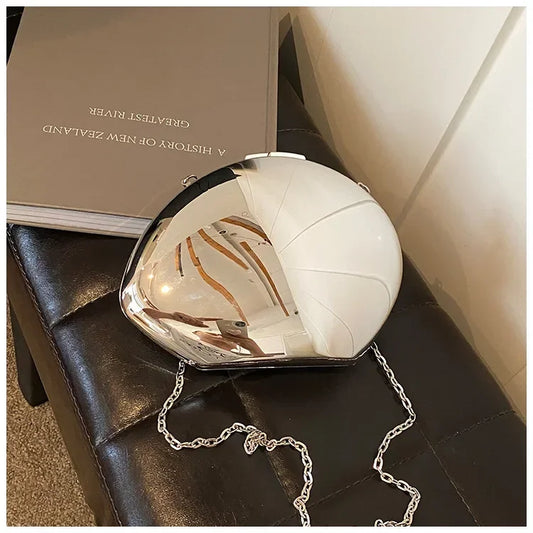 Gold or Silver Evening Crossbody Purse