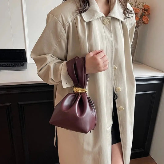 Women's Fashion Soft Leather Clutch Bag