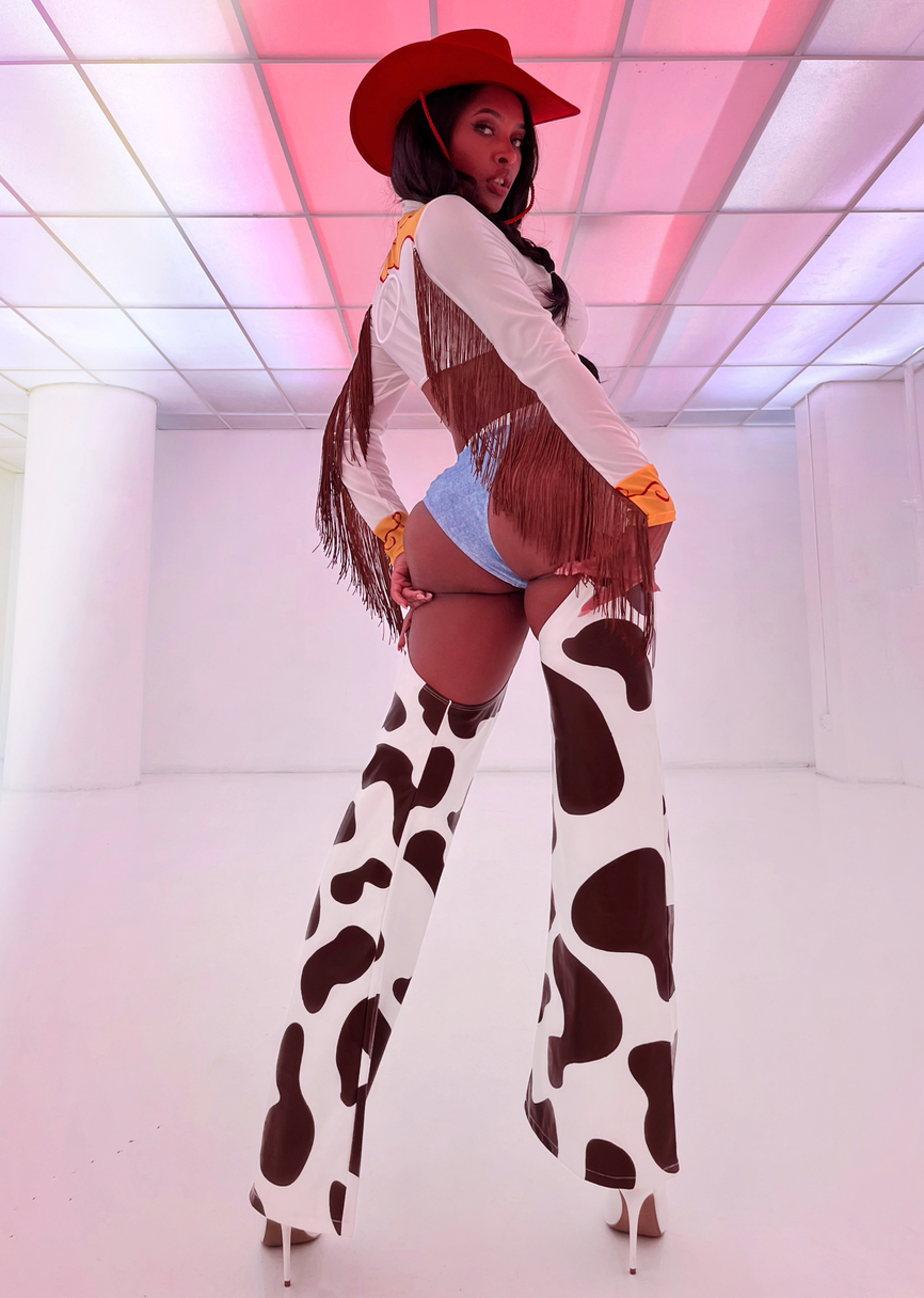 EMELY'S DOLL SEXY COWGIRL CARTOON HALLOWEEN COSTUME