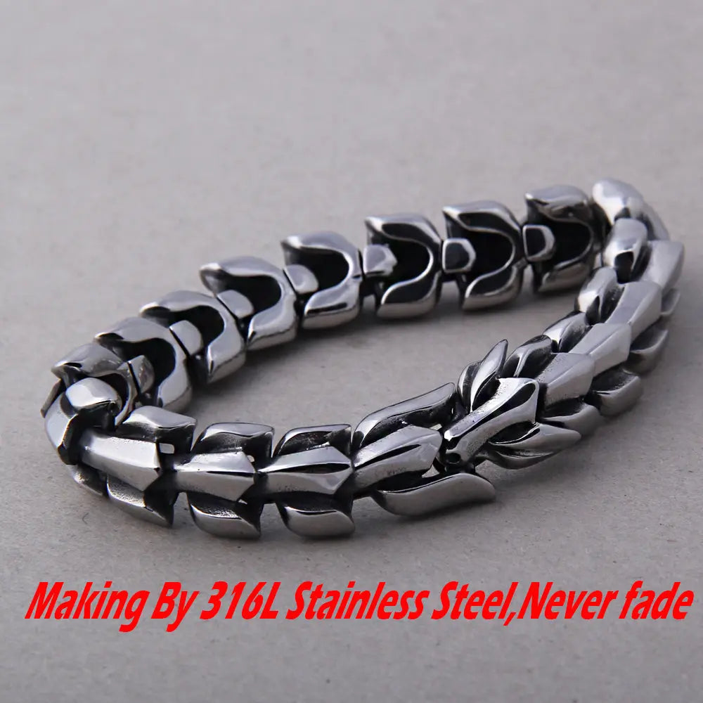 Stainless Steel Men's Viking Bracelet