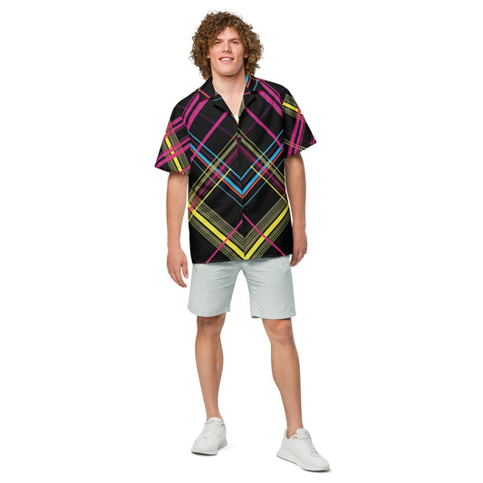 Festival Plaid Button Shirt