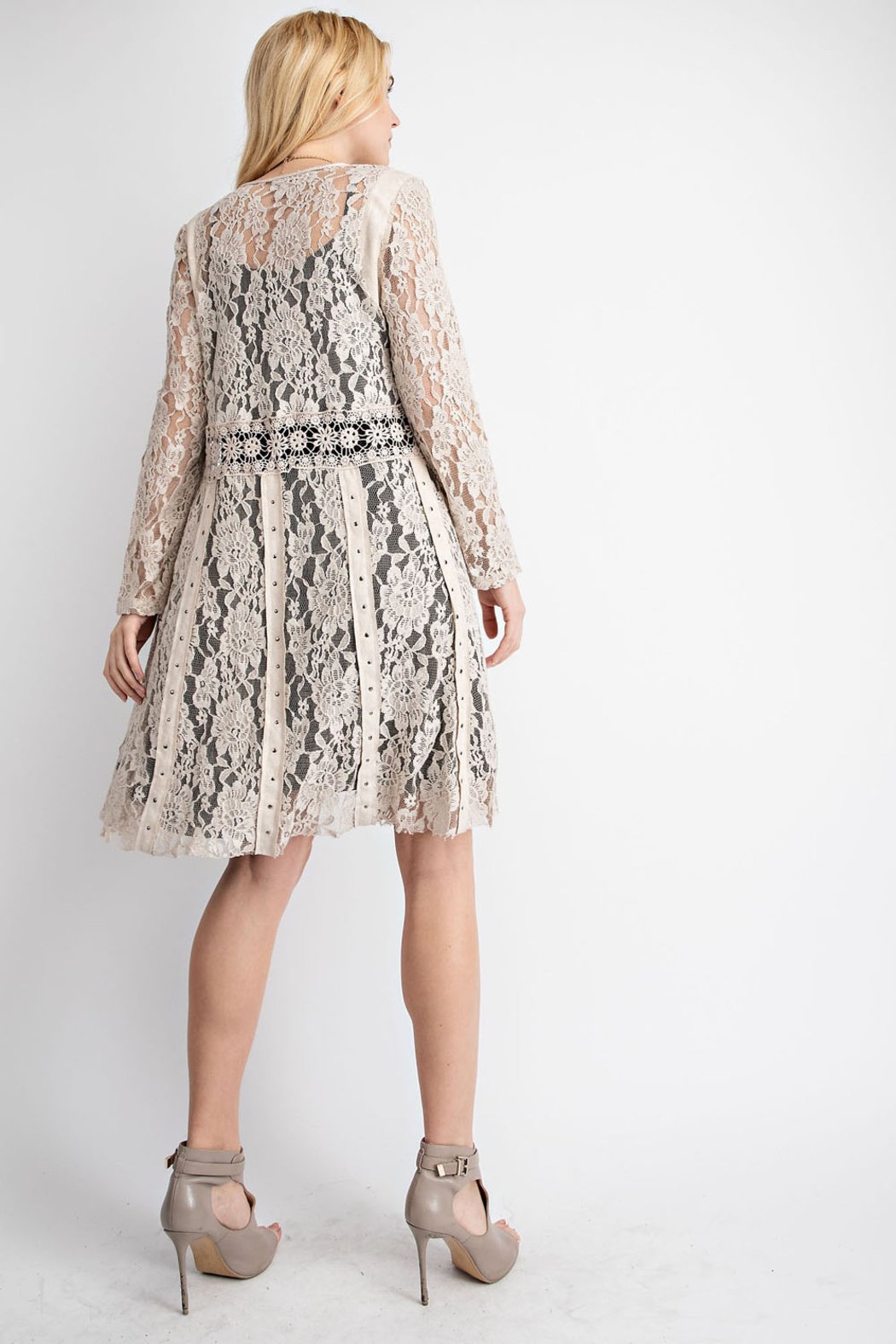 Lace With Suede Mix Jacket